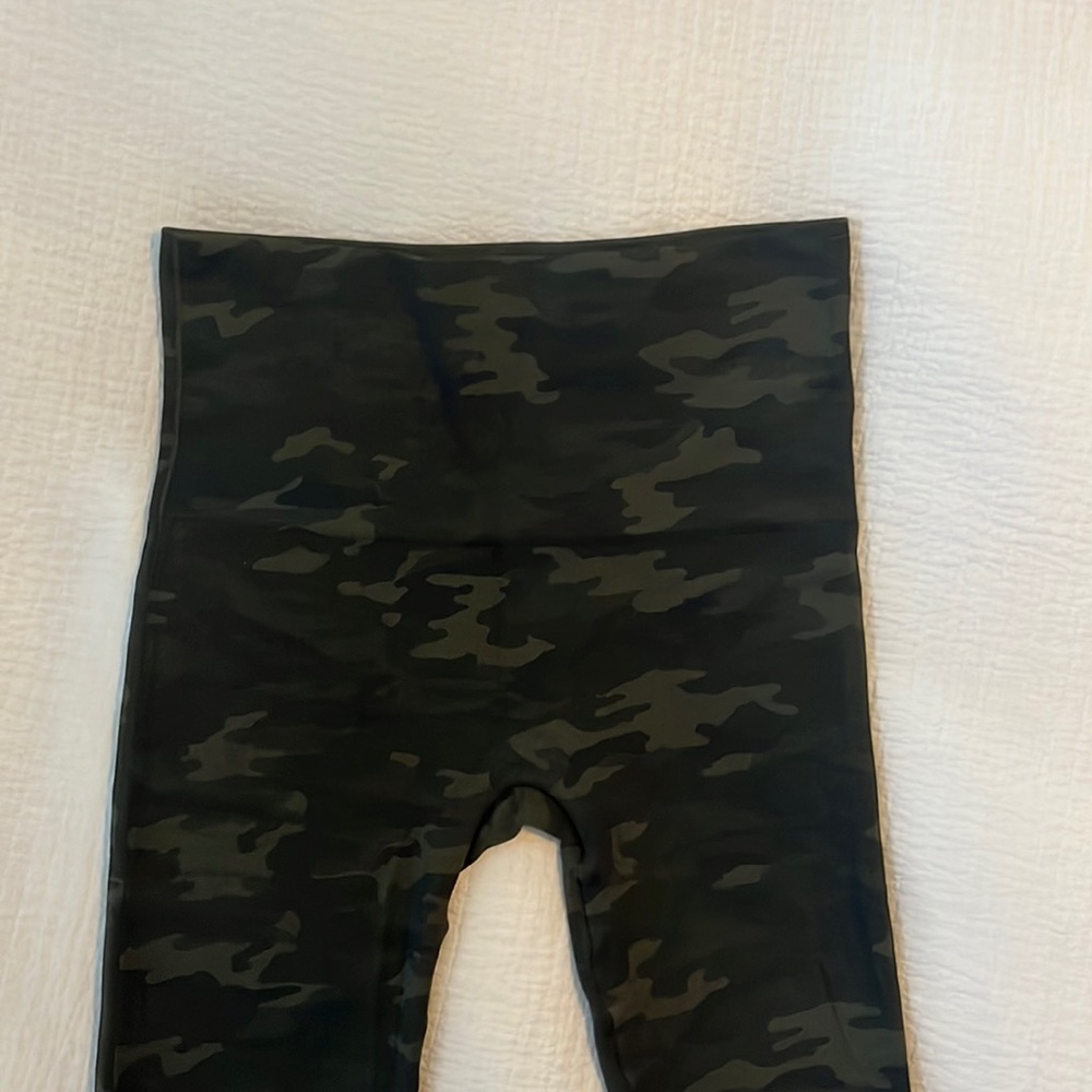 Spanx green camo leggings